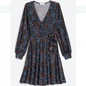 NWT Natasha Knit Faux Wrap Dress